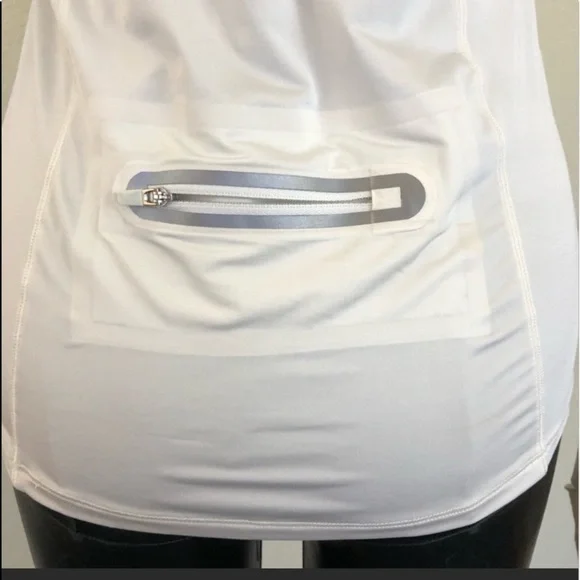 Athleta Forerunner Half Zip White Sweatshirt G. - Picture 4 of 14